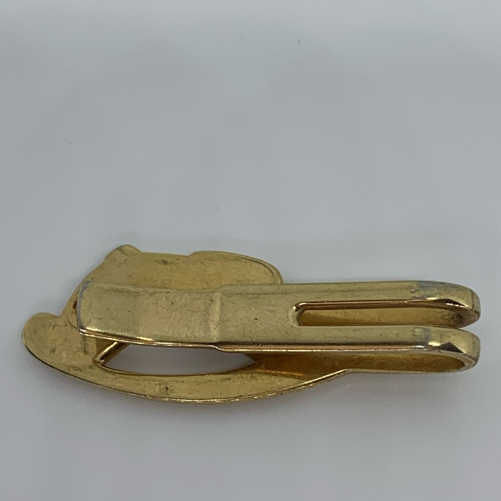 RESERVED Vintage Gold Fish Tie Clip! - Picture 4 of 4